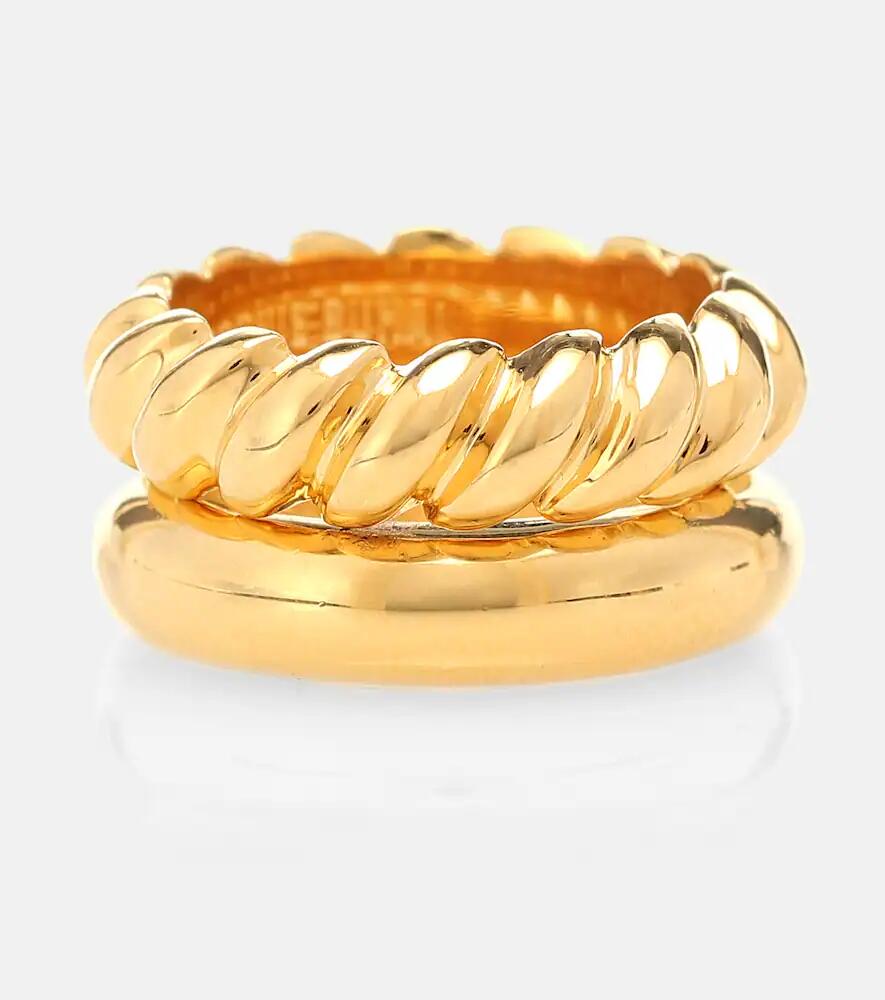 Sophie Buhai Stacked Rope 18kt gold-vermeil ring Cover