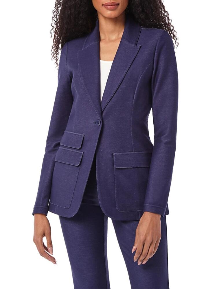 Capsule 121 Women's Resilience The Vesta Peak Lapel Blazer - Medium Blue Cover