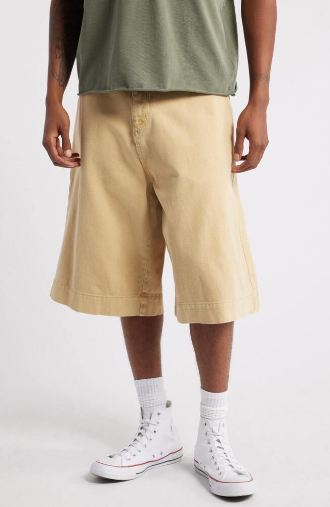 Elwood Everyday Baggy Twill Shorts in Khaki Cover