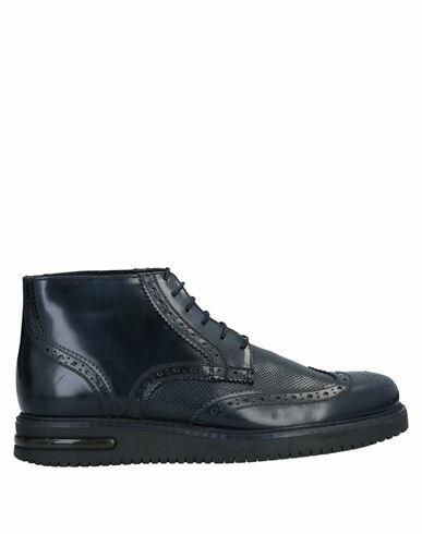 Bruno Verri Man Ankle boots Midnight blue Soft Leather Cover