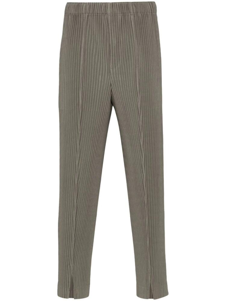 Homme Plissé Issey Miyake pleated tapered trousers - Green Cover