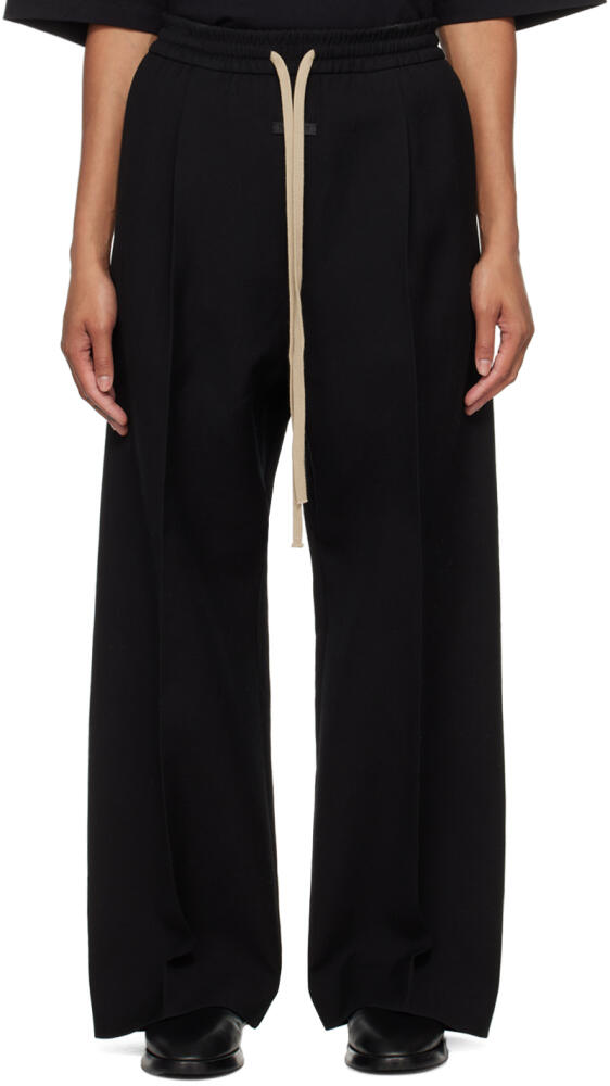 Fear of God Black Drawstring Lounge Pants Cover