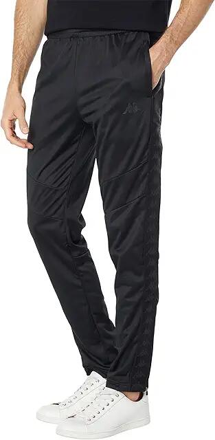 Kappa 222 Banda Aderno (Black/Black Jet) Men's Clothing Cover