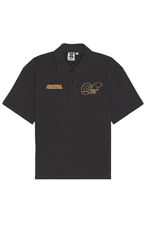 Deus Ex Machina Gaffer Polo in Black Cover