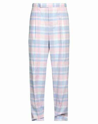 Thom Browne Man Pants Pink Cotton Cover