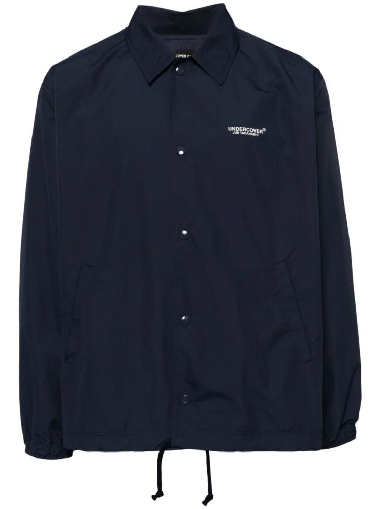 Undercover U Signature shirt jacket - Blue Cover