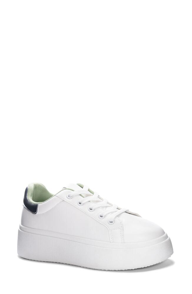 Dirty Laundry Record Platform Sneaker in White Cover