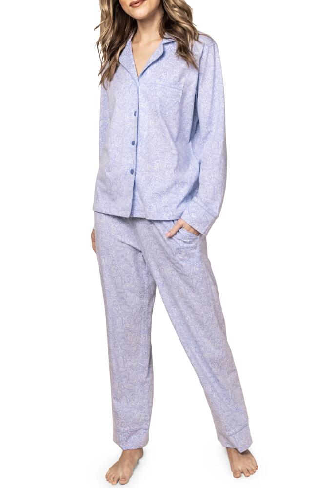 Petite Plume Periwinkle Paisley Pajamas in Blue Cover