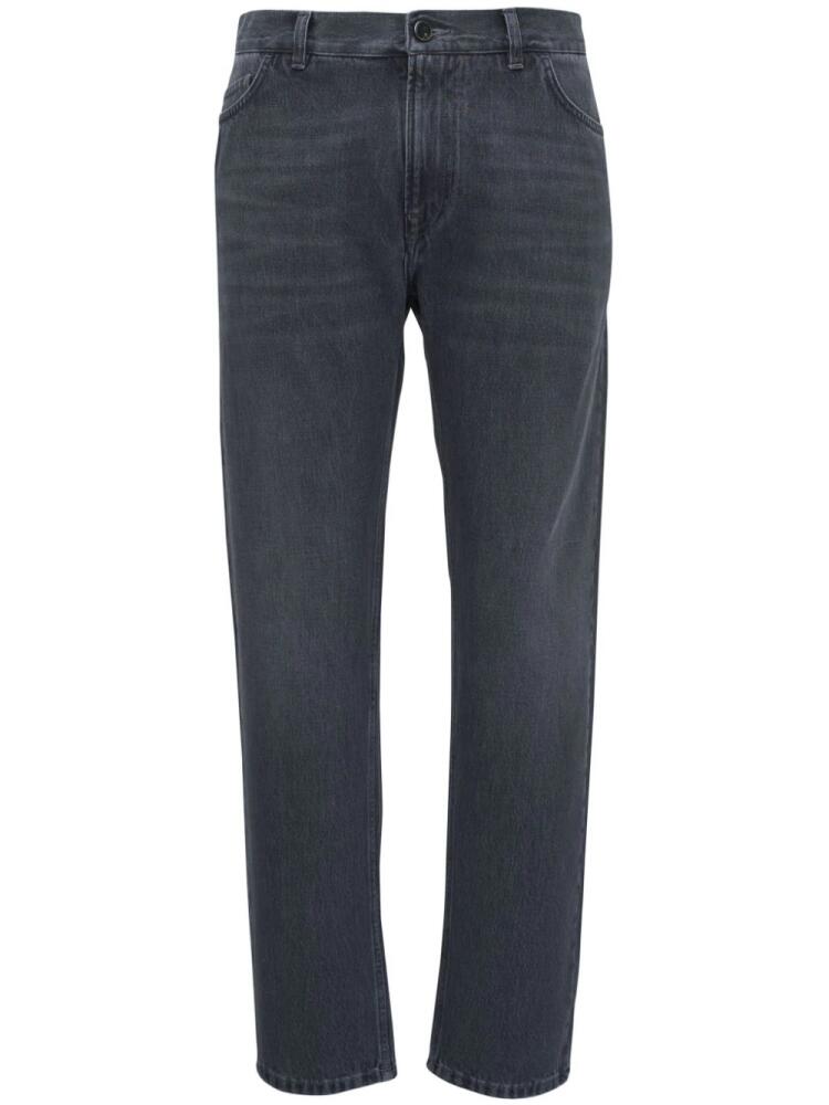 Isaia cotton straight-leg jeans - Grey Cover