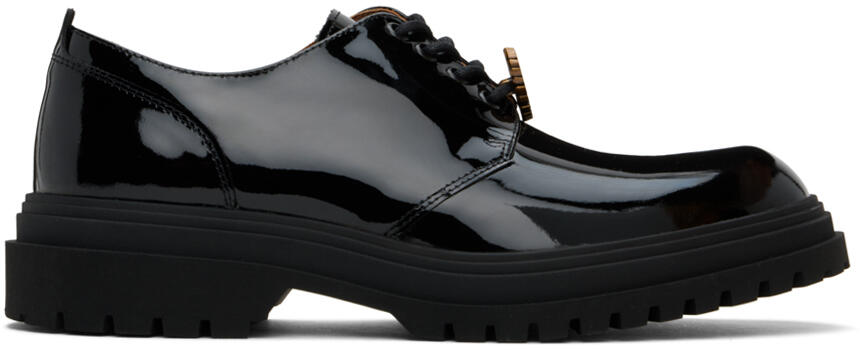 Fred Perry Black Patent Leather Derbys Cover