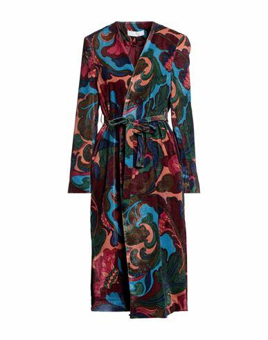 Kaos Woman Overcoat & Trench Coat Burgundy Polyester Cover