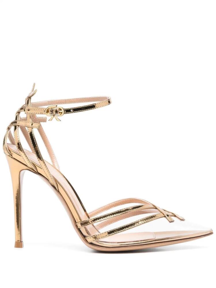 Gianvito Rossi pointed-toe pumps - Gold Cover