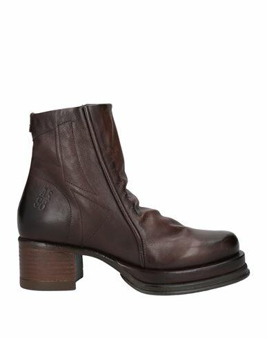 A. s.98 Woman Ankle boots Dark brown Leather Cover