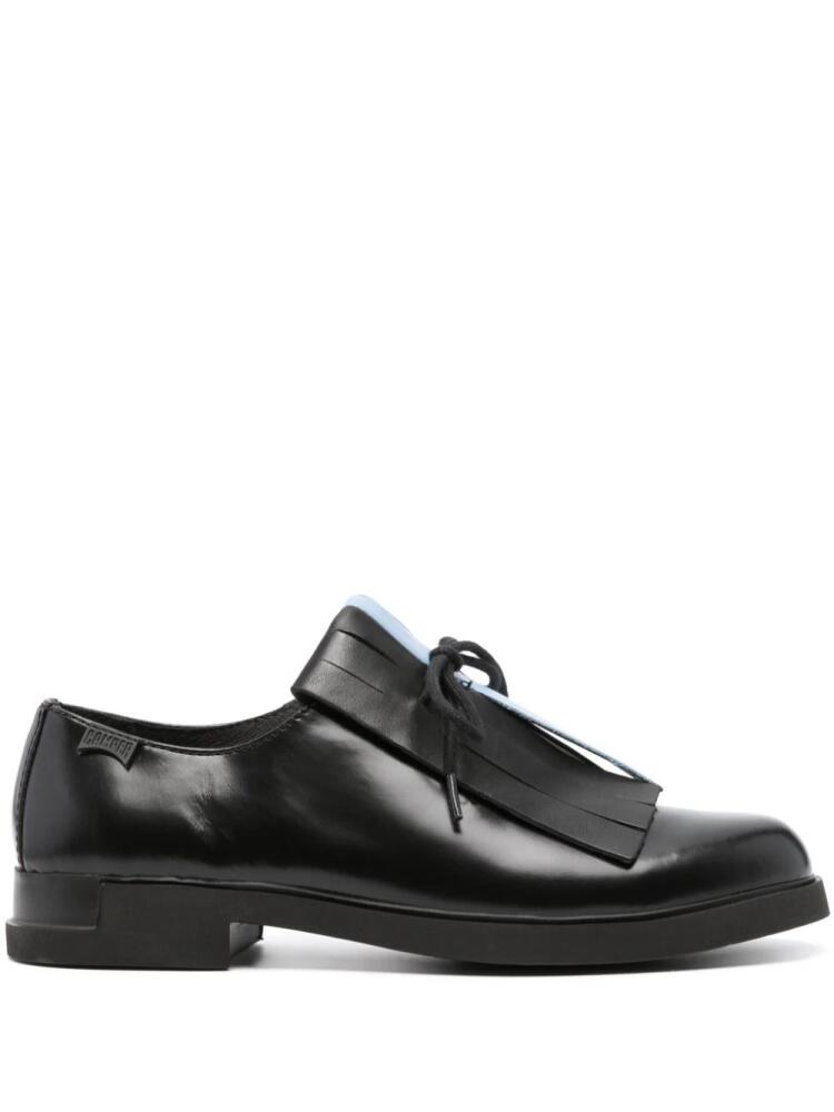 Camper Iman Twins 30mm fringed Oxford shoes - Black Cover