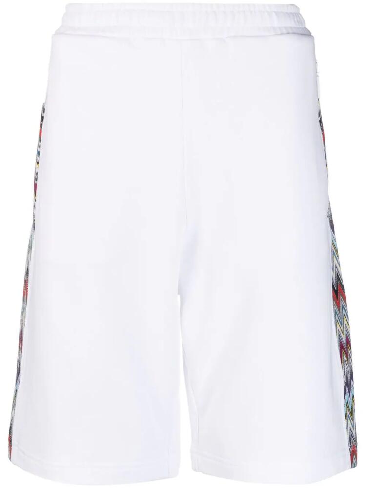 Missoni signature zigzag-detail shorts - White Cover