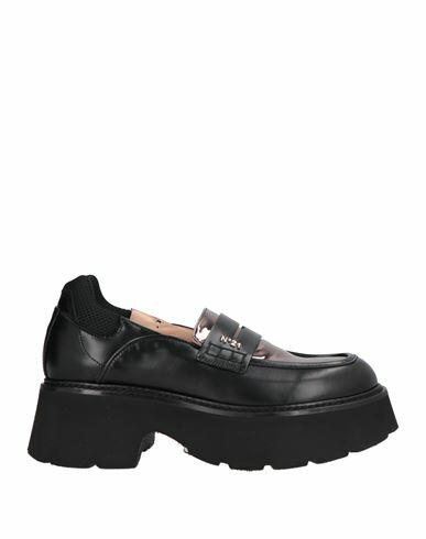 N°21 Woman Loafers Black Leather Cover