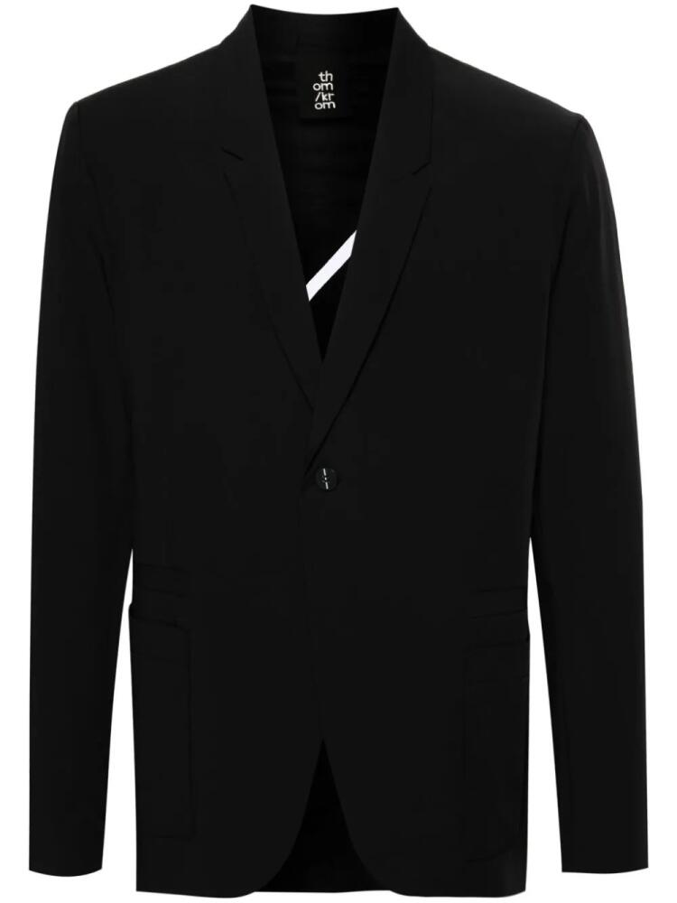 Thom Krom single-breasted blazer - Black Cover