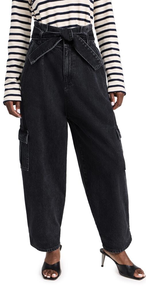 ASKK NY High Rise Cargo Jeans Stone Cover