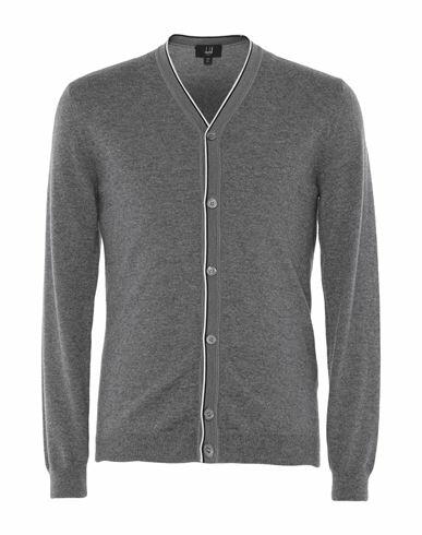 Dunhill Man Cardigan Grey Wool, Cashmere, Mulberry silk Cover