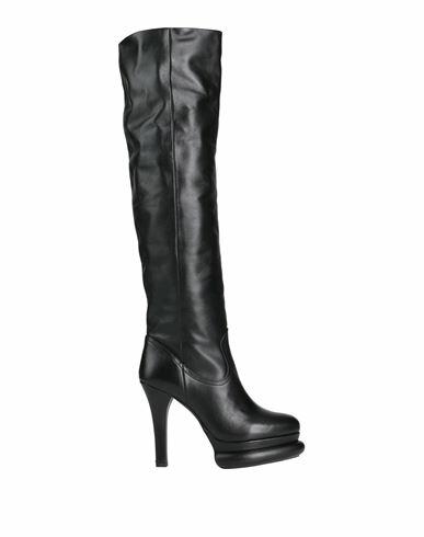 Paloma Barceló Woman Boot Black Leather Cover