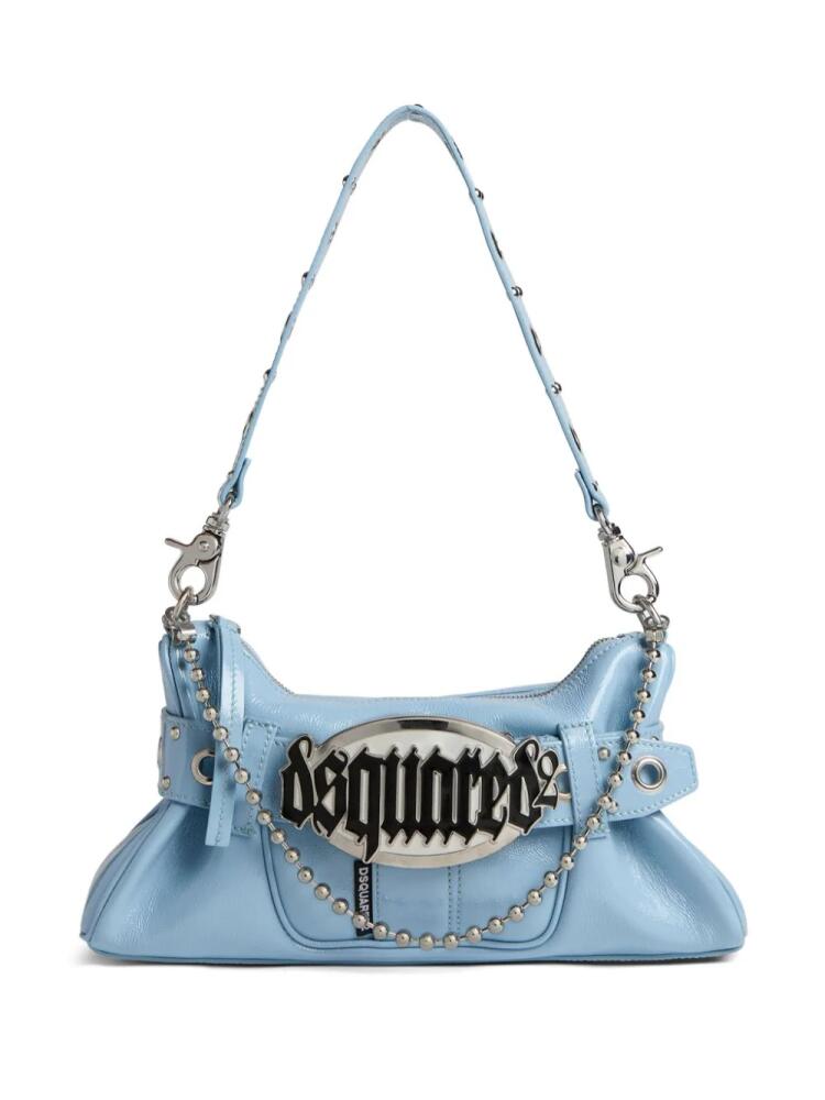 DSQUARED2 Gothic leather shoulder bag - Blue Cover