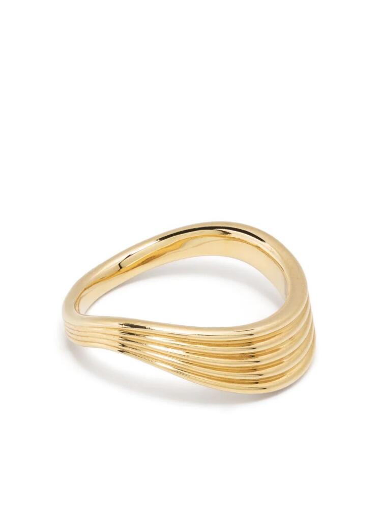 Fernando Jorge 18kt yellow gold Stream Wave ring Cover