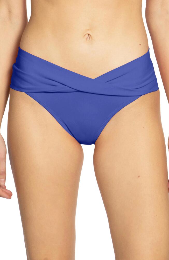 Robin Piccone Ava Twist Hipster Bikini Bottoms in Ube Cover