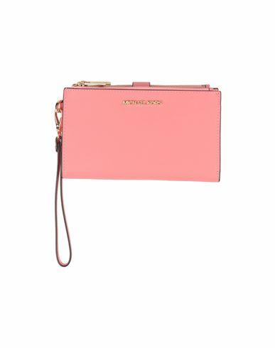 Michael Michael Kors Woman Wallet Salmon pink Soft Leather Cover