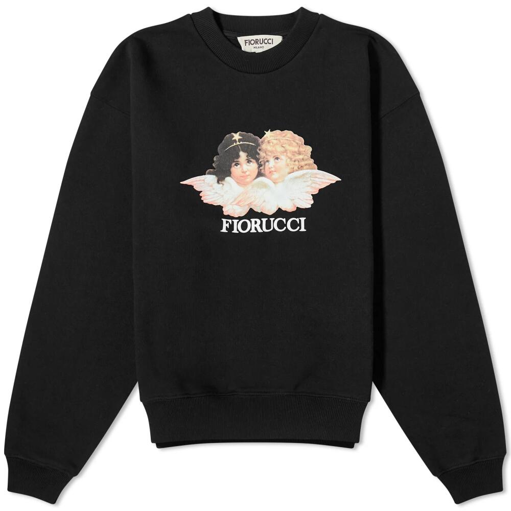 Fiorucci Women's Classic Angel Crew Sweat in Black Cover