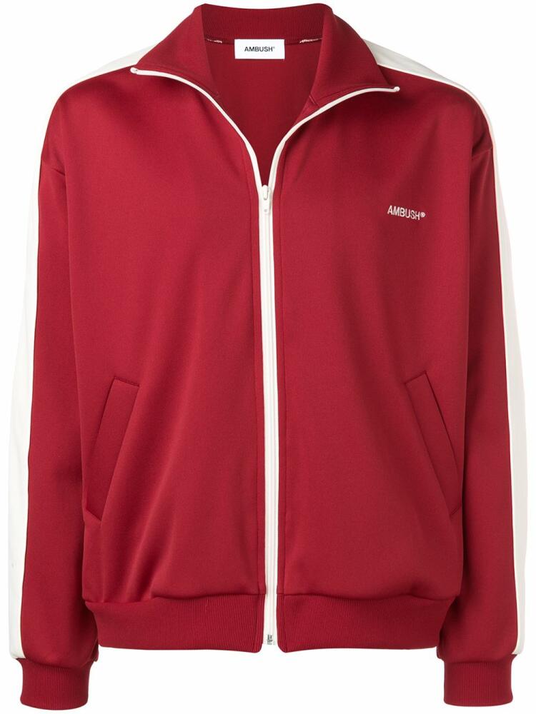 AMBUSH side-stripe track jacket - Red Cover