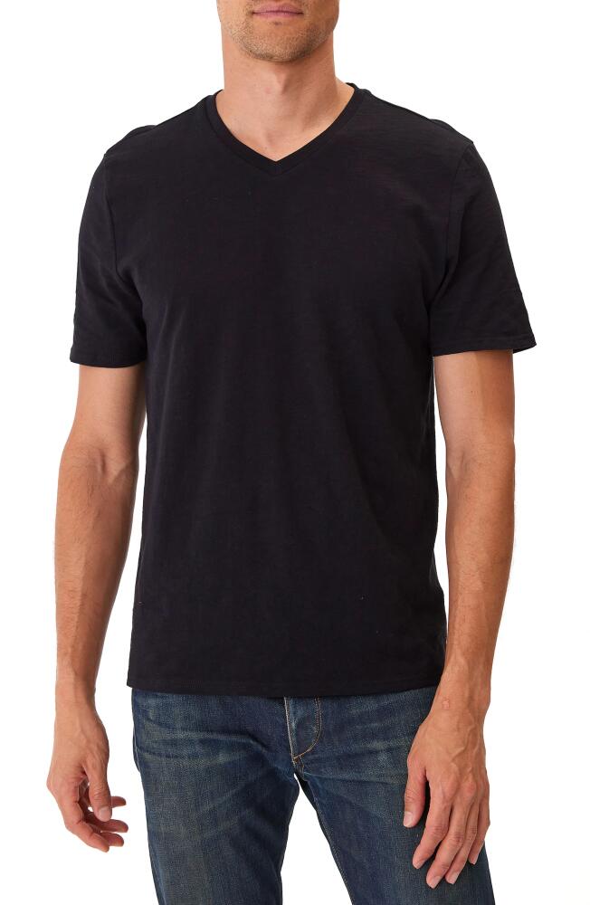 Threads 4 Thought V-Neck Organic Cotton T-Shirt in Black Cover