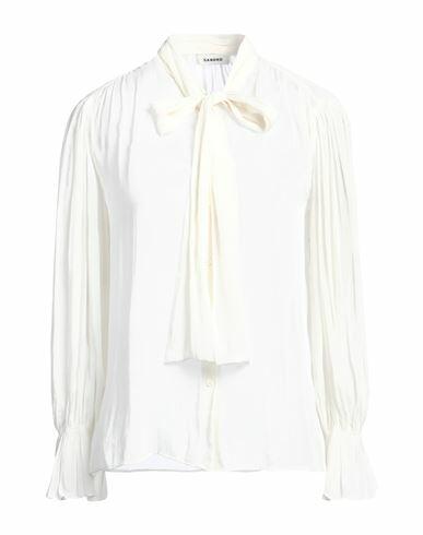 Sandro Woman Shirt Ivory Polyester Cover