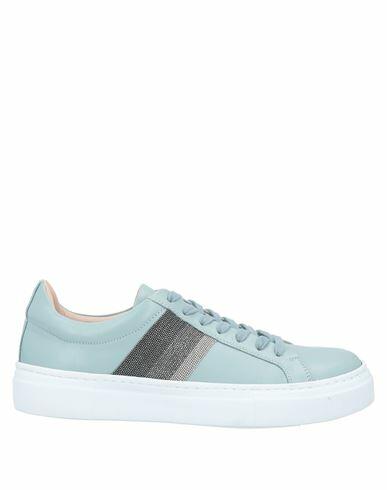 Fabiana Filippi Woman Sneakers Pastel blue Soft Leather Cover