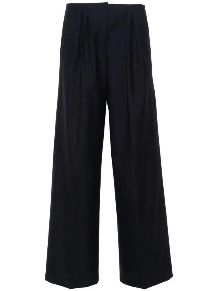 Officine Generale Elia palazzo pants - Blue Cover