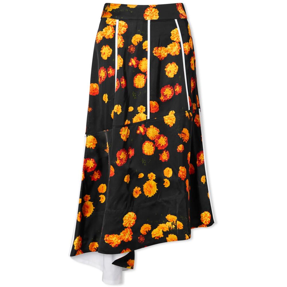 Wales Bonner Women's Hope Skirt in Marigold Flowers Cover