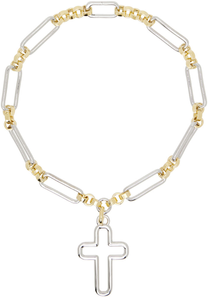 Laura Lombardi Silver & Gold Chiesa Necklace Cover