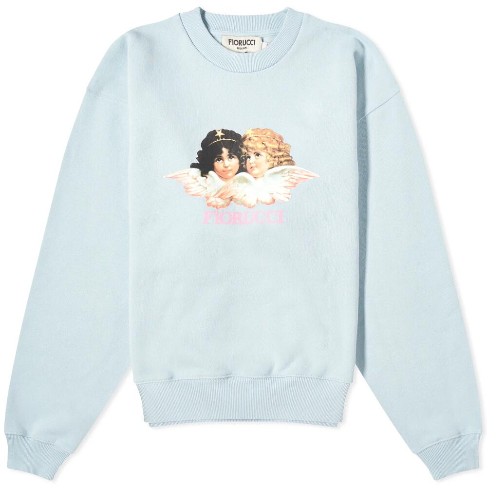 Fiorucci Women's Classic Angel Crew Sweat in Blue Cover