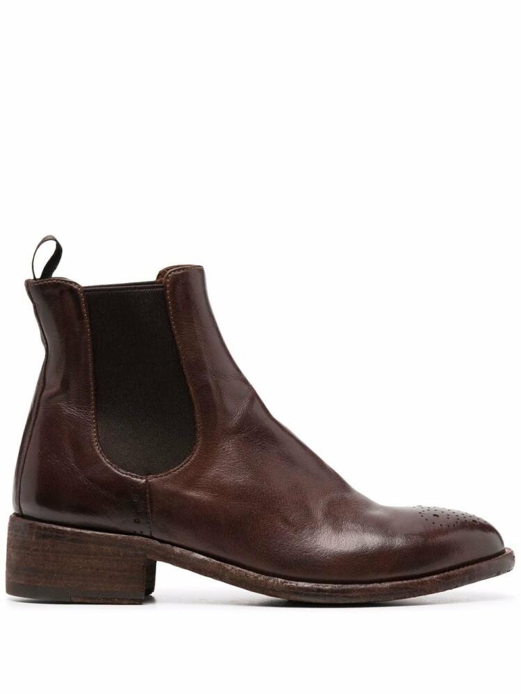 Officine Creative leather Chelsea boots - Brown Cover