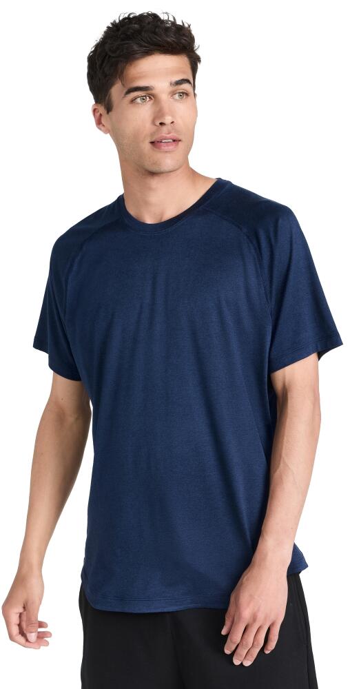 Rhone Atmosphere Tee Navy Heather Cover