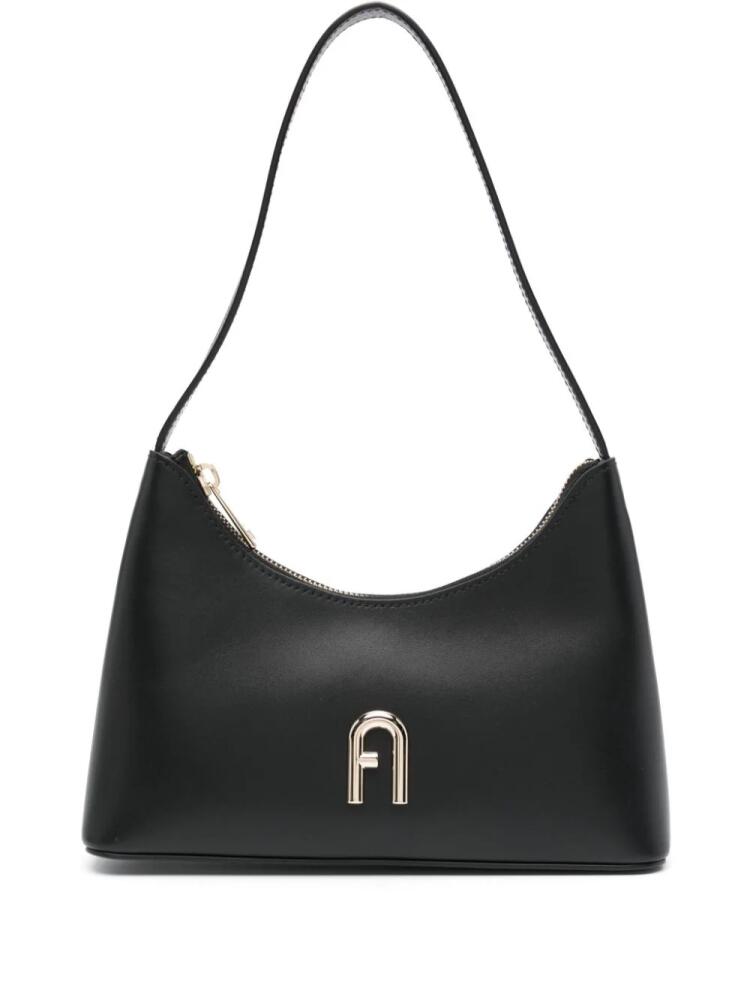 Furla Diamond mini leather shoulder bag - Black Cover