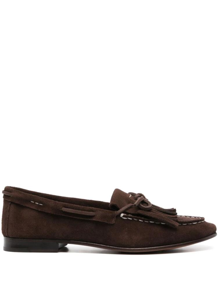 Polo Ralph Lauren tassel-trim suede loafers - Brown Cover