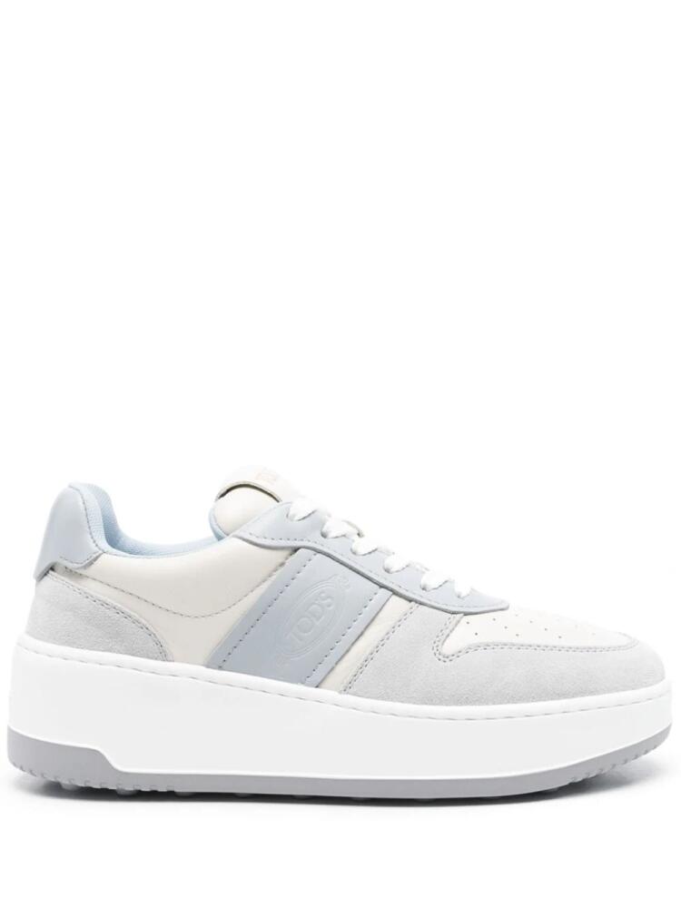 Tod's 50mm leather platform sneakers - White Cover