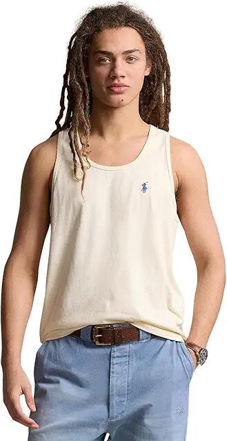 Polo Ralph Lauren Washed Jersey Tank (Herbal Milk) Men's Clothing Cover