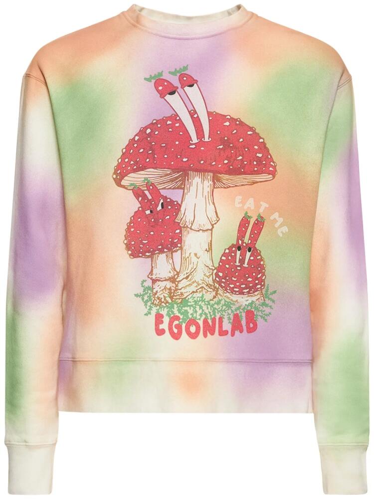 EGONLAB Eat Me Tie Dye Cotton Jersey Sweatshirt Cover