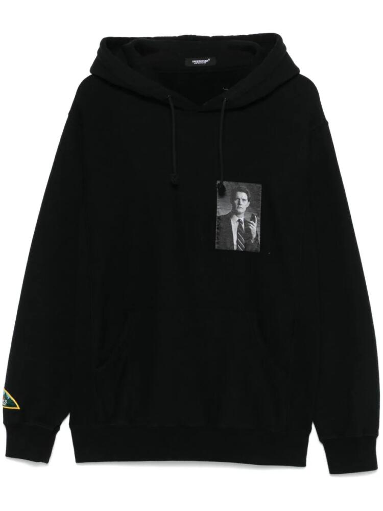 Undercover patch-detail hoodie - Black Cover