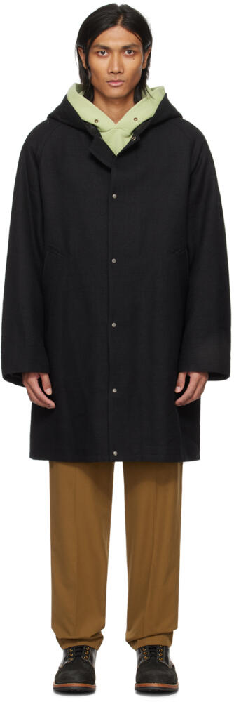 visvim Black Connor Coat Cover