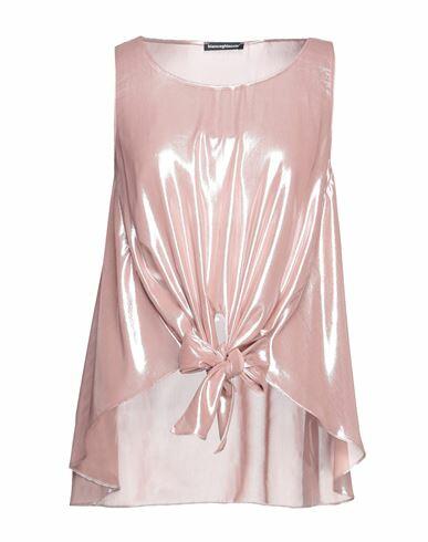 Biancoghiaccio Woman Top Pink Polyester Cover