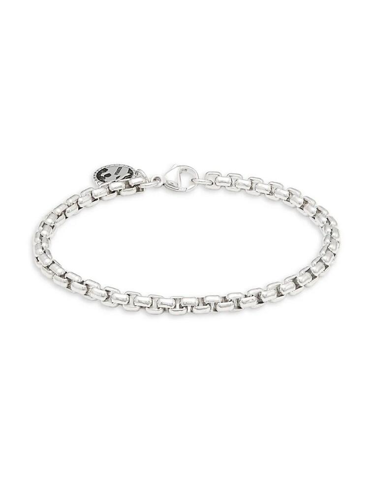 Effy Men's Sterling Silver Round Box Chain Bracelet Cover