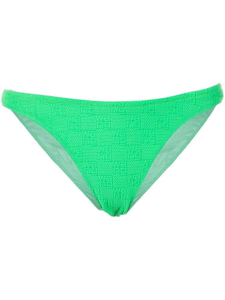 Alexander Wang knit logo bikini bottoms - Green Cover