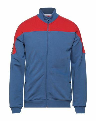 Bikkembergs Man Sweatshirt Blue Cotton, Elastane, Polyester Cover